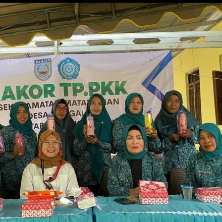 RAKOR  BULANAN TP PKK DI DESA SUNGAI JATI